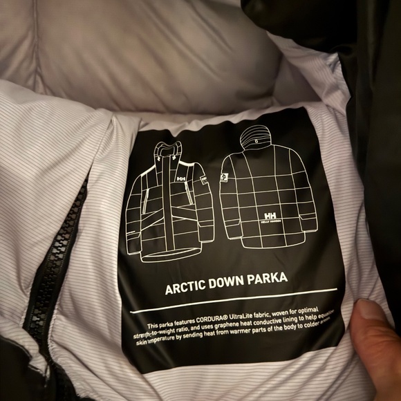 Helly Hanson Large Arctic Down Parka - Picture 4 of 4